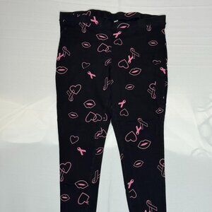 Torrid Full-Length Legging (Black/Pink Breast Cancer)